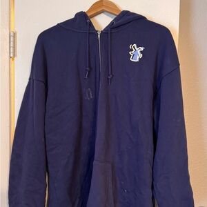 2XL Dutch Bros Blue Hoodie Jacket